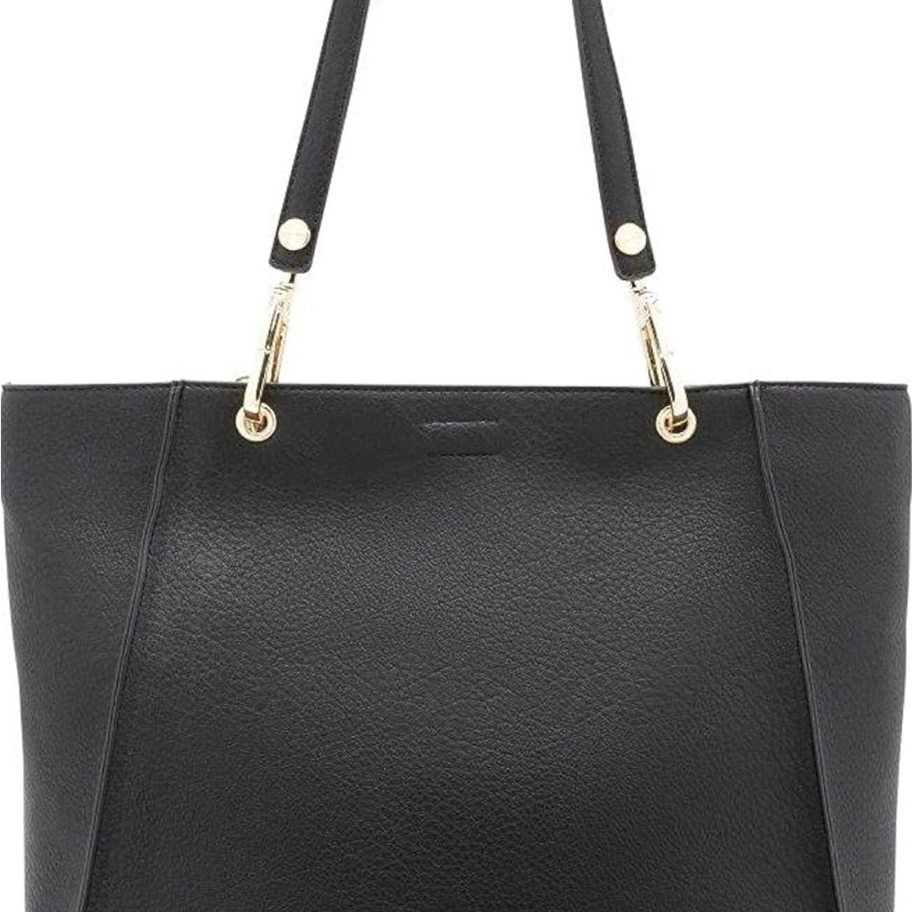 Calvin Klein Black Tote with Gold Accents